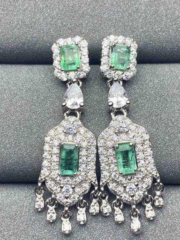 3325 Emerald Earrings