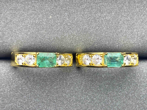 3341 Emerald Earrings