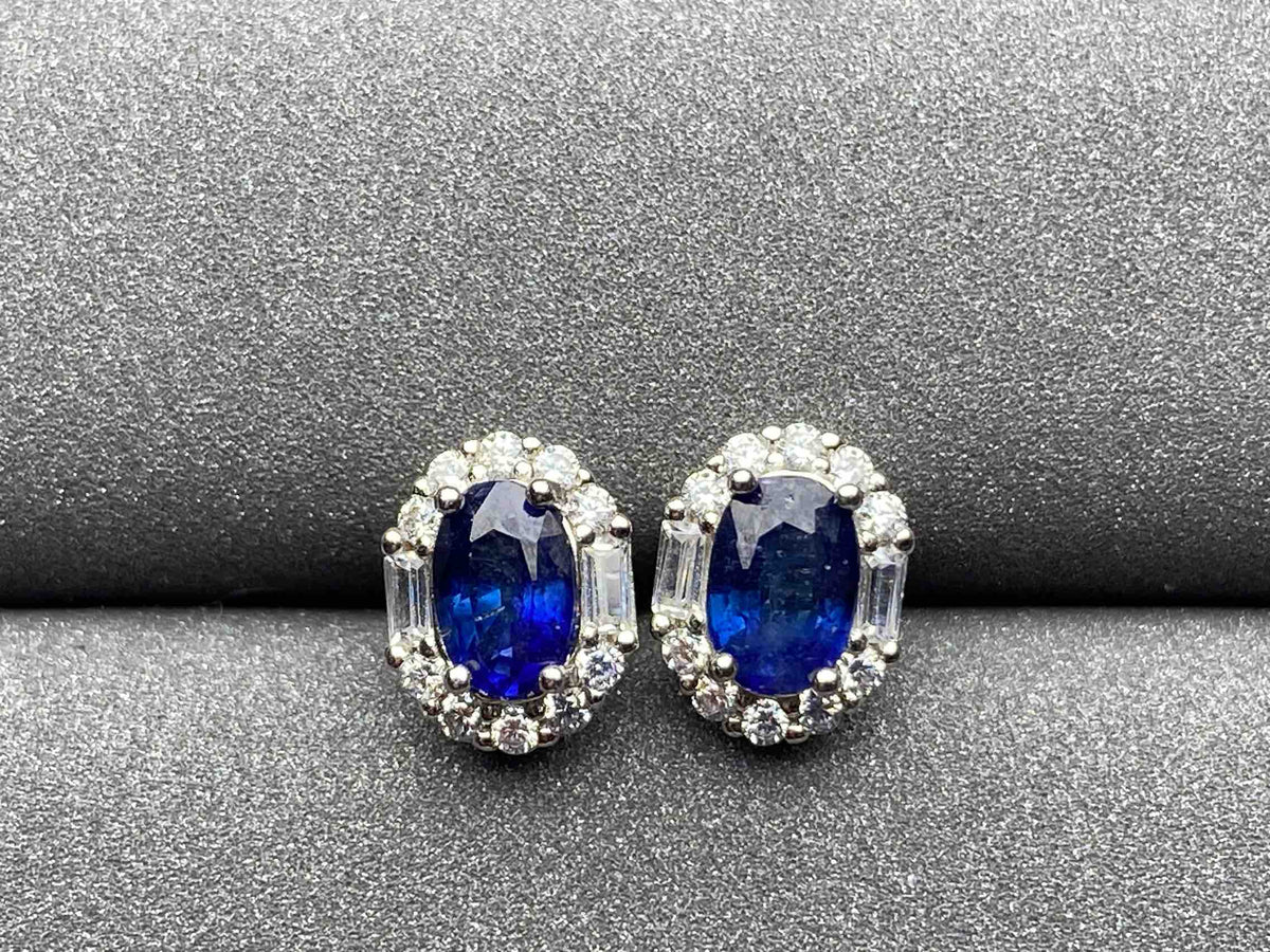 3687 Sapphire Earrings