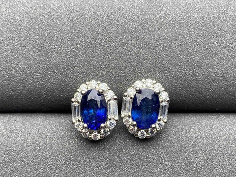 3687 Sapphire Earrings