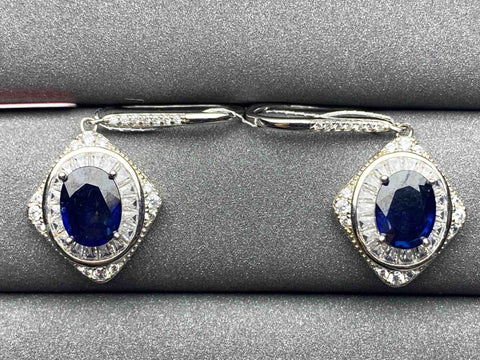 3781 Sapphire Earrings