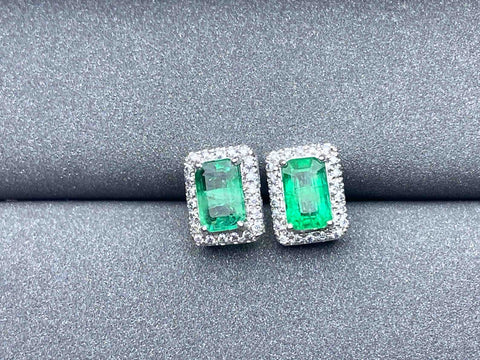 3985 Emerald Earrings