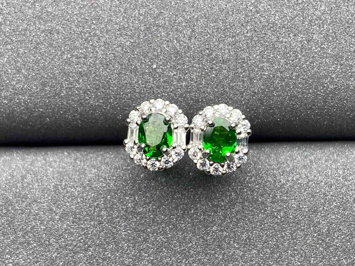 4328 Tsavorite Earrings