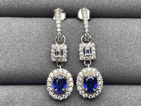 4424 Sapphire Earrings