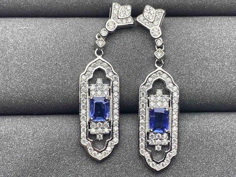 4428 Sapphire Earrings