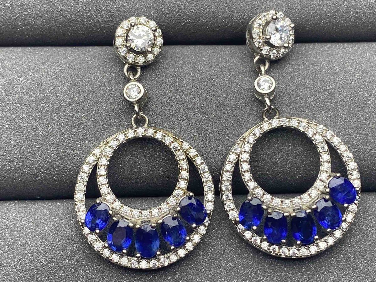 4435 Sapphire Earrings