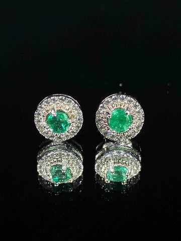 4530 Emerald Earrings