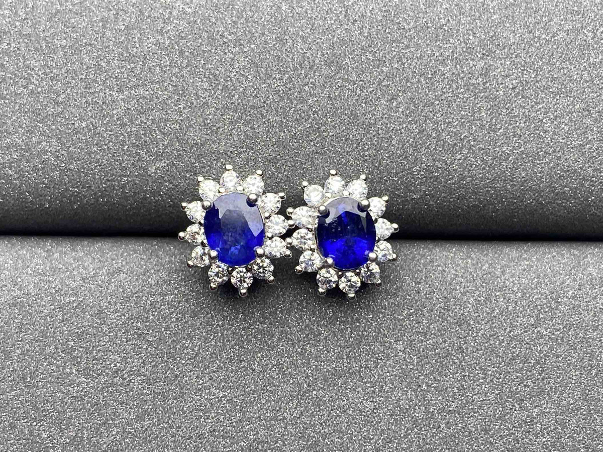 4708 Sapphire Earrings