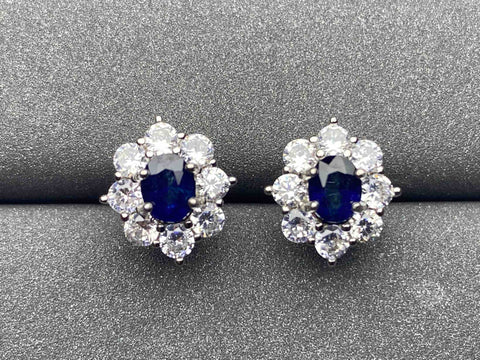 4891 Sapphire Earrings