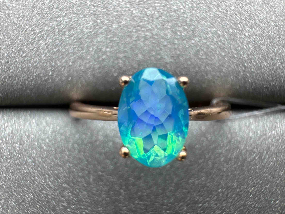 279 Blue Opal Ring