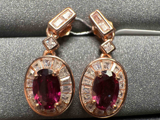 1461 Garnet Earrings
