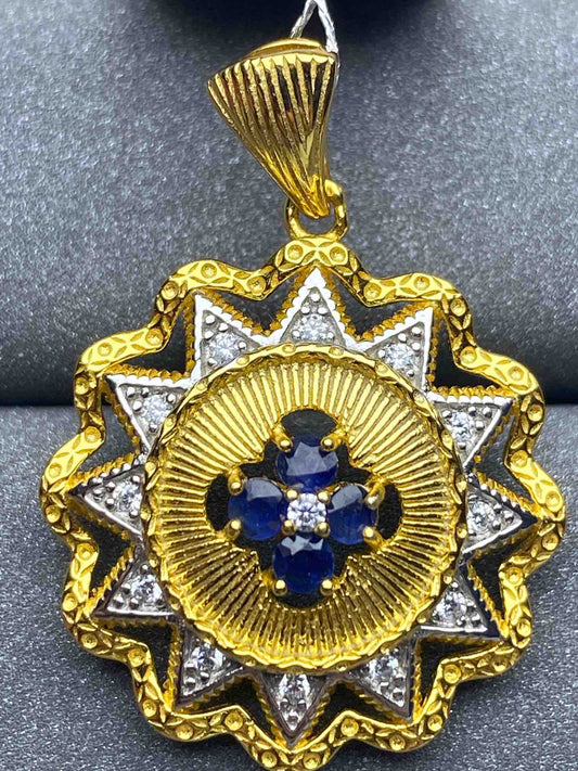 1465 Sapphire Pendant